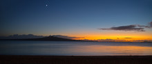 Rangitoto Island At Dawn Panorama