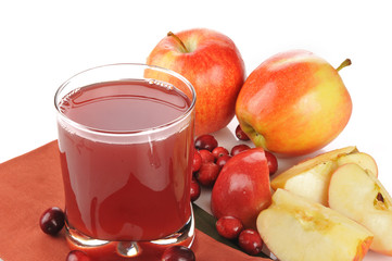 Wall Mural - Cranberry apple juice