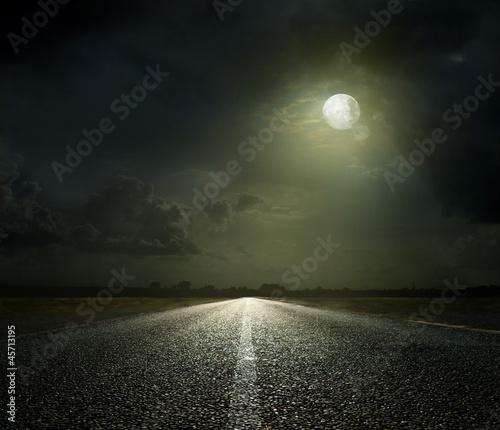 Tapeta ścienna Nocna droga