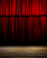 Poster - Movie or theater curtain