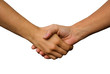 © Nelos - Handshake between two young people (isolated)