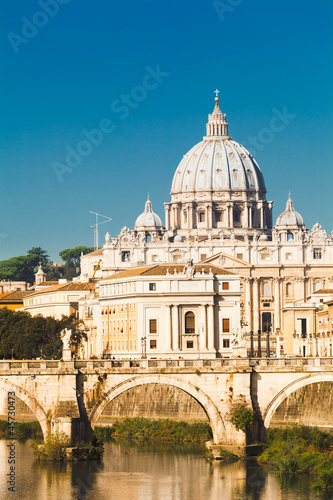 Board z aluminiowym obramowaniem St peters bazylika w Rome, Italy