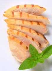 Poster - Slices of grilled chicken breast