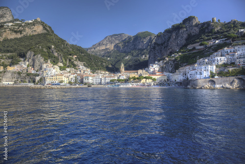 Plakat na papierze fotorealistycznym Amalfi od morza