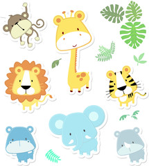 cute safari animals