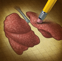 Wall Mural - losing lung function