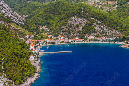 Board z aluminiowym obramowaniem Krajobraz peljesac