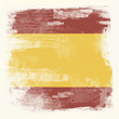 canvas print picture - Grunge-Flagge Spanien