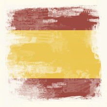 Grunge-Flagge Spanien
