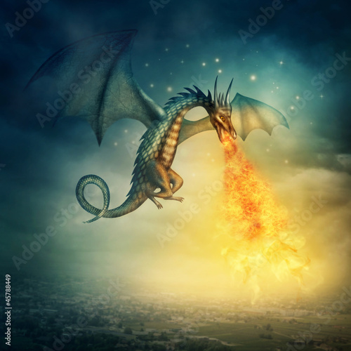 Fototapeta dla dzieci Dragon