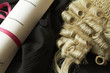 Legal Still Life Of Barrister's Wig, Gown And Brief