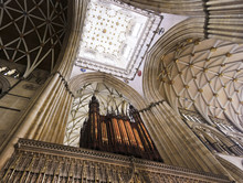 A View Of The York Minster Choir Screen Ceiling