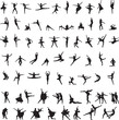 © roman4 - set of silhouettes of ballet dancers