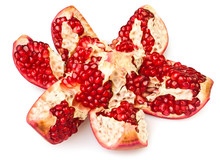 Pomegranate Cut Open
