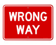 © vitavalka - Wrong Way Sign