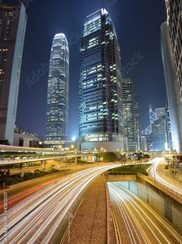 Tapeta ścienna Międzynarodowe centrum finansowe w Hongkongu