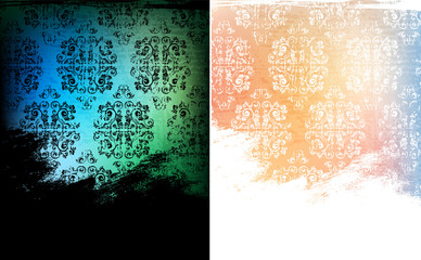 Wall Mural - grungy vintage style backgrounds, eps10 vector