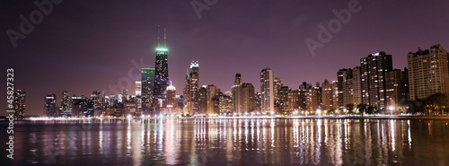 Fotoboard na płycie Chicago Downtown