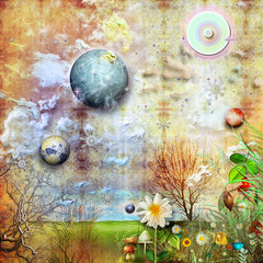 Wall Mural - Field bewitched