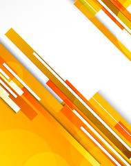 Sticker - Background with orange lines