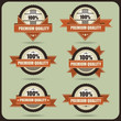 © Aleksandr Evseev - Set of retro premium quality labels