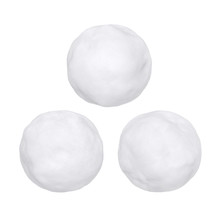 Snowballs Or Hailstones On A White Background