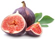 Figs with leaves. 