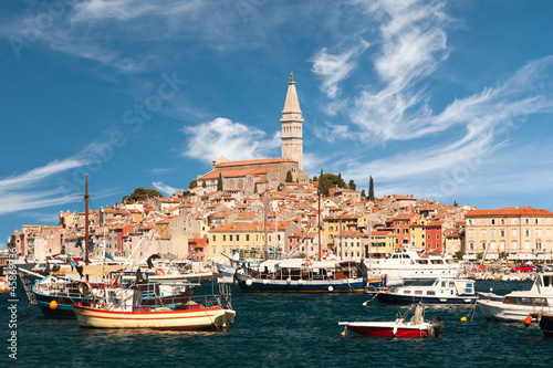 Board z aluminiowym obramowaniem Stare miasto Rovinj
