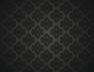 Wall Mural - Black Wallpaper