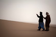 Two tuaregs in Sahara