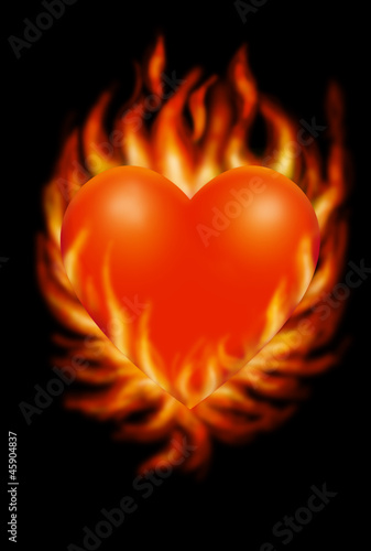 Herz In Flammen Buy This Stock Illustration And Explore Similar Illustrations At Adobe Stock Adobe Stock
