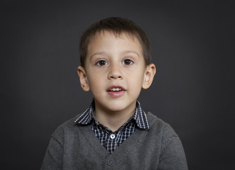 Portrait of a little boy