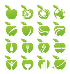 Poster - apple icon set