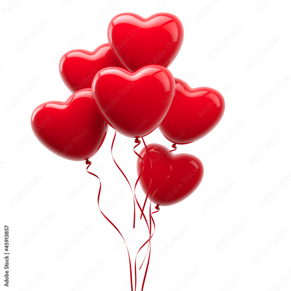 Herzluftballons - Stock - GamesAgeddon