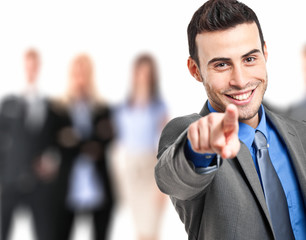 Poster - Businessman pointing at you