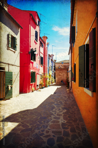 Tapeta ścienna Wyspa Burano - Wenecja