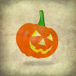 Halloween Pumpkin Background VINTAGE RETRO