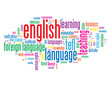 © Web Buttons Inc - 'ENGLISH' Tag Cloud (foreign language teaching class course)