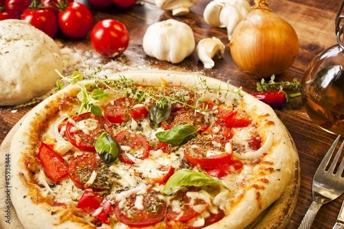 Board z aluminiowym obramowaniem Pizza