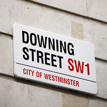 London Street Sign - Downing Street
