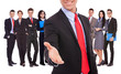 © Viorel Sima - business man welcoming to the team with handshake