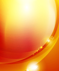 sunshine orange background