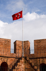 Wall Mural - Roter Turm - Alanya - Türkei