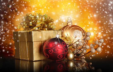 Wall Mural - Christmas background