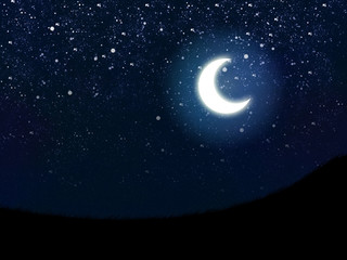 Wall Mural - night sky
