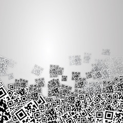 qr code background vector eps10