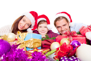 Poster - familie  am heilg abend