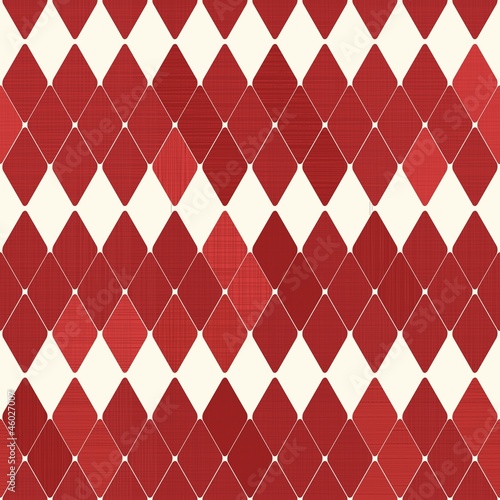 Obraz na płótnie canvas czteroczęściowy "tetraptyk" Bez szwu retro arlekin wzór