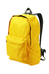 yellow backpack