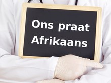 Doctor Shows Information: We Speak Afrikaans